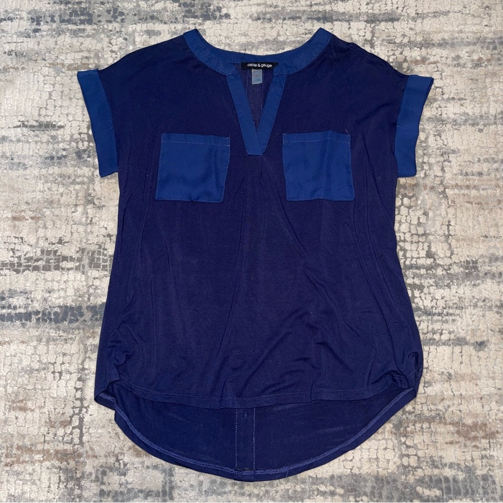 lightly worn blouse